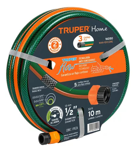 Manguera Jardin 1/2*10mts Truper